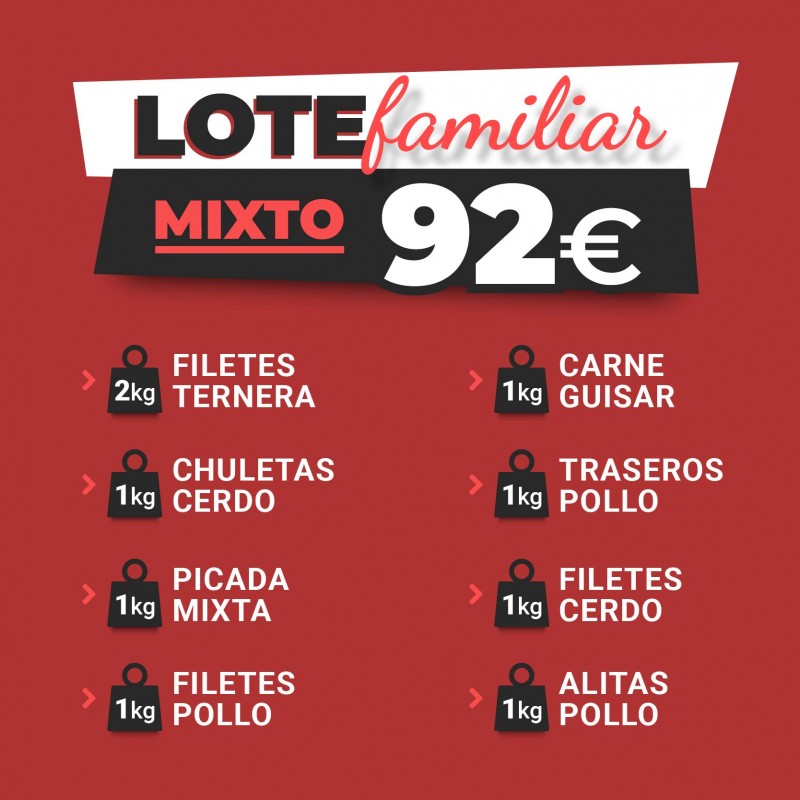 LOTE FAMILIAR MIXTO (9 KILOS)