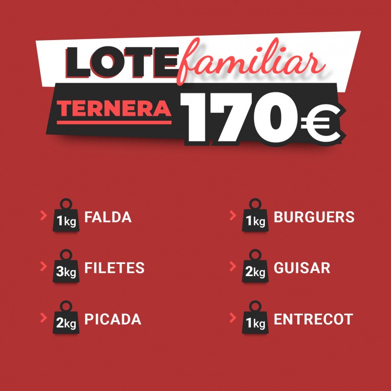 LOTE FAMILIAR DE TERNERA...