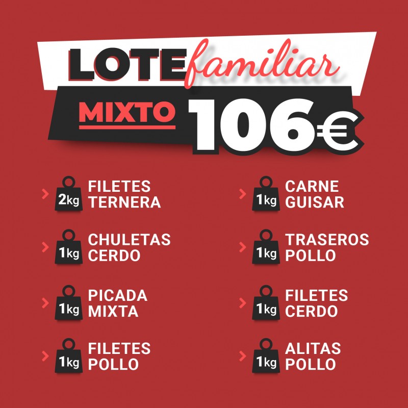 LOTE FAMILIAR MIXTO (9 KILOS)