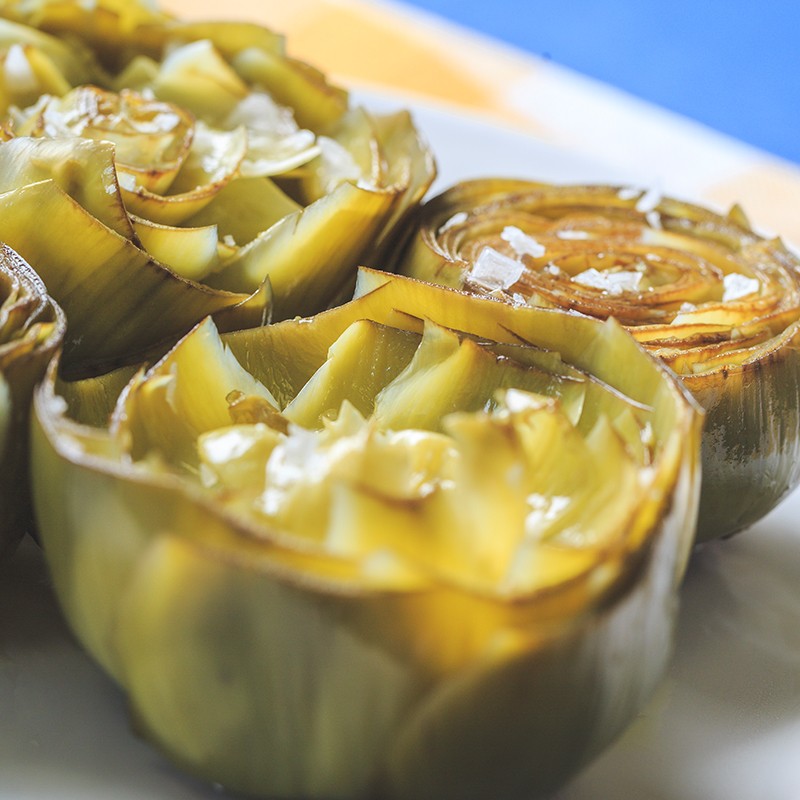 ALCACHOFAS CONFITADAS