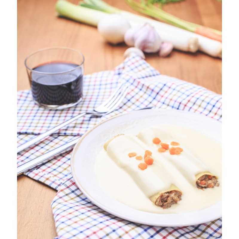 CANELONES DE RABO DE TORO