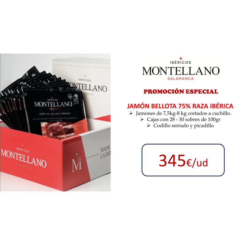 JAMON IBERICO BELLOTA 75%...